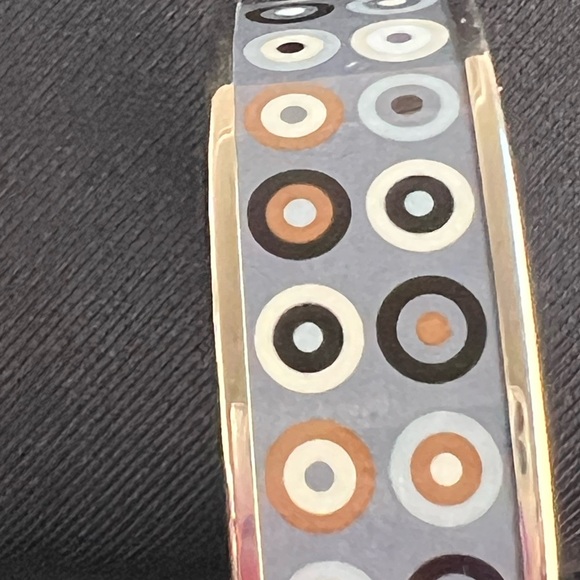 Bracelet- Original HERMES. Stylish Gray Patterned.